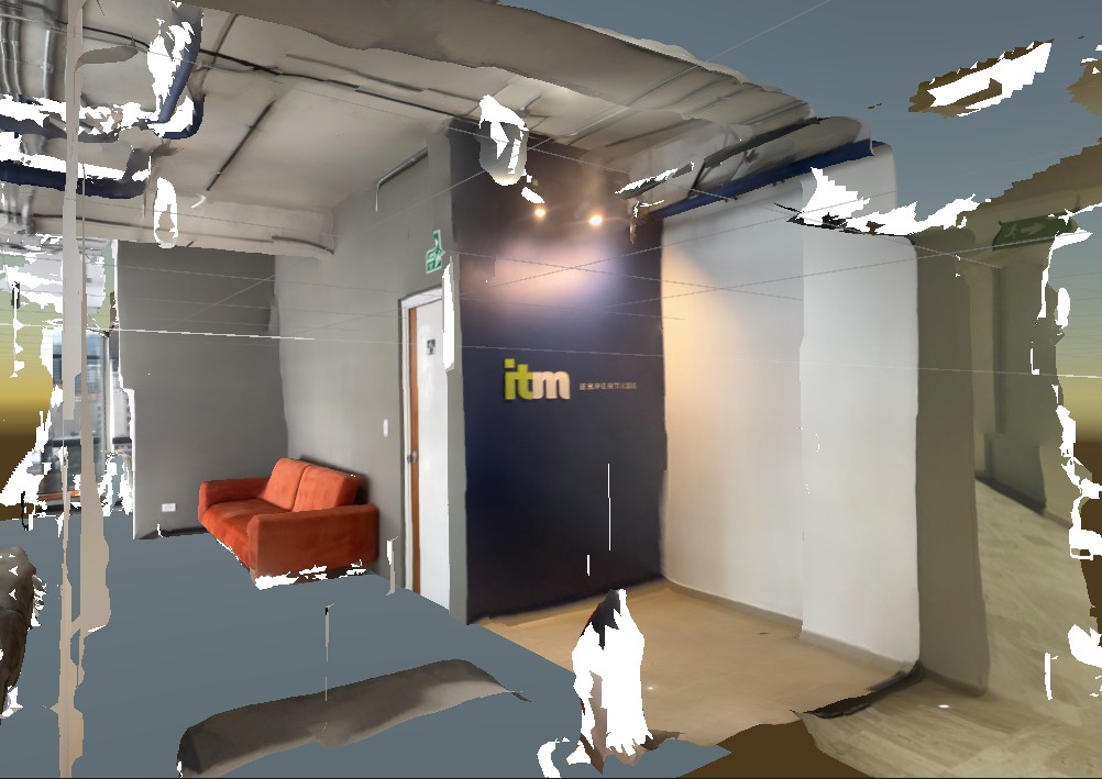 3D scand of the office entrance area
