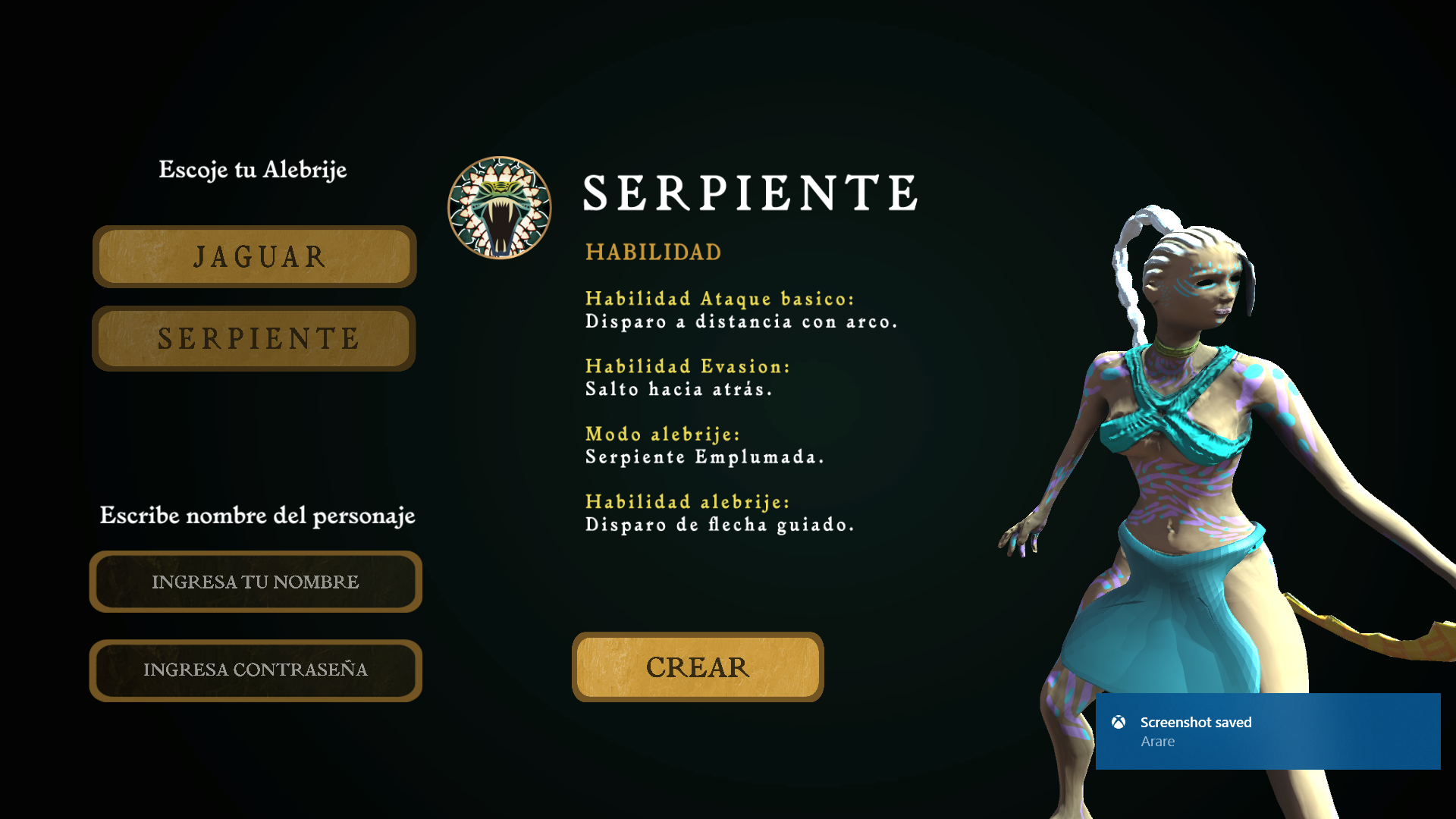 Character Selection UI